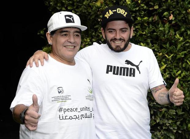 Diego Maradona e Diego Maradona Jr