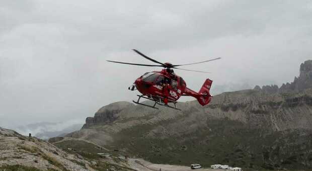I soccorsi dell'Aiut Alpin Dolomites
