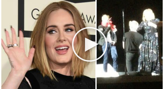Adele mamma surrogata per una coppia gay dopo la "proposta" al suo concerto
