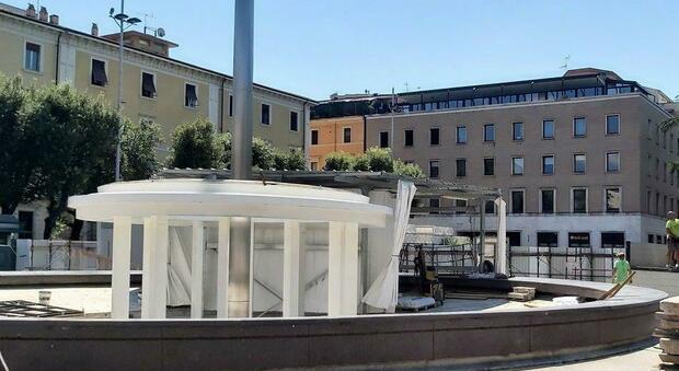 Terni, Fontana di Piazza Tacito: «Siamo ai ritocchi finali». Ma servono altri 79mila euro