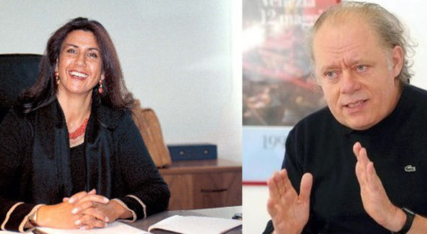 L'assessore Maria Lusa Coppola e l'ex assessore Renzo Marangon