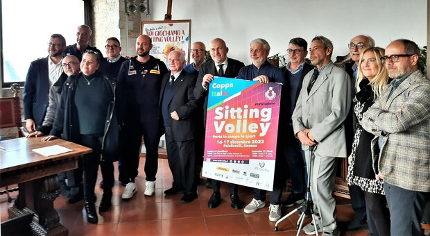 Sitting Volley, presentati ad Ancona il progetto e la finale di Coppa Italia maschile al Palabrasili il 16 e 17 dicembre