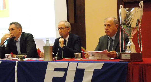 Da sinistra Gianni Milan, Mariano Scotton e Gianfranco Piombo