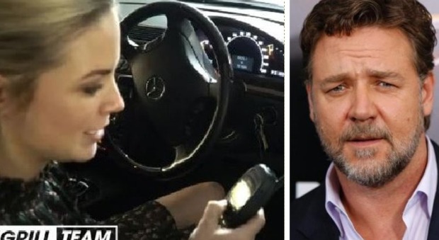 Russell Crowe dimentica il cellulare nell'auto che va all'asta: sul telefono sms imbarazzanti