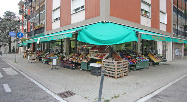 Piazza del mercato a Marghera