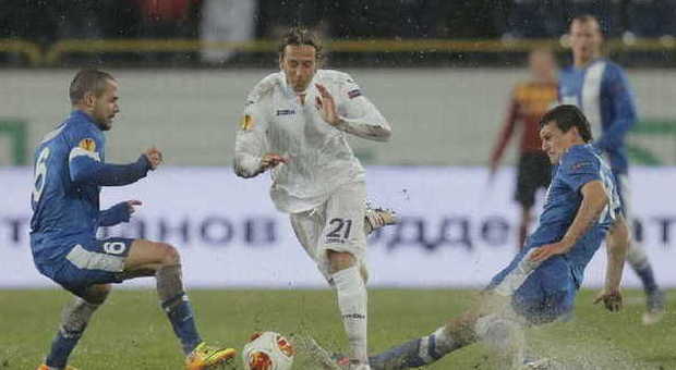La Fiorentina vince sotto la neve: 2-1 al Dnipro con G.Rodriguez e Ambrosini