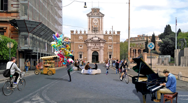 Roma, strade chiuse un giorno al mese: da Prati all'Appia in bicicletta