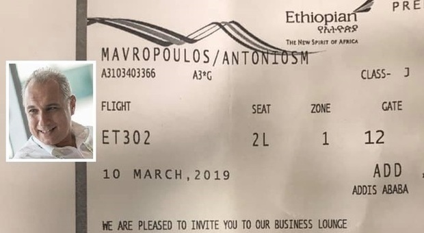 Il passeggero greco che ha perso il volo: «Salvo per due minuti di ritardo»