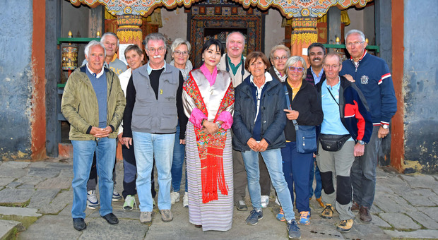 Bassano, Bhutan, Gruppo bassanese incontra la Regina