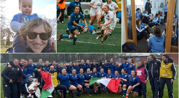 Anna: 28 sorelle, 28 baby-sitter, 28 azzurre del rugby A 8 mesi in trasferta con la mamma team manager al Sei Nazioni