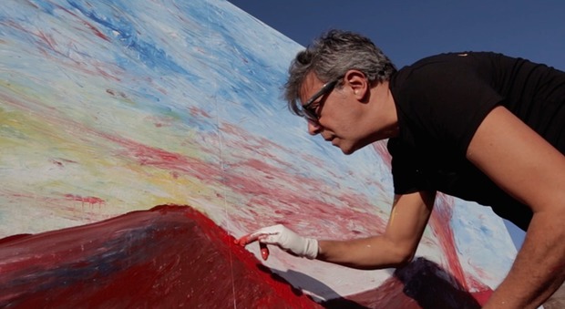 Gennaro Regina e il suo "Suriezione": corto d'arte sul gran cono del Vesuvio