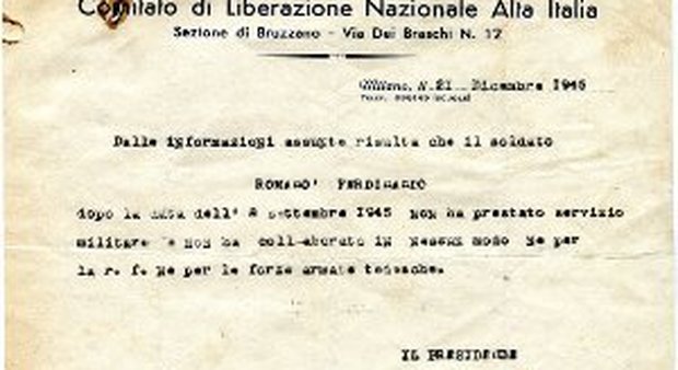 7 dicembre 1944 Vengono firmati i "Protocolli di Roma"