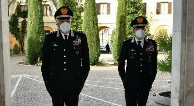 La visita del generale di Corpo d'Armata Teo Luzi a Roma