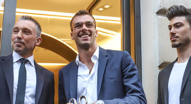 Panerai apre a Roma la prima boutique, Greg Paltrinieri è ambasciatore