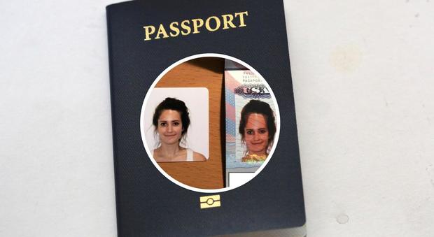 La foto sul passaporto viene troppo male, alla ragazza ne consegnano uno nuovo