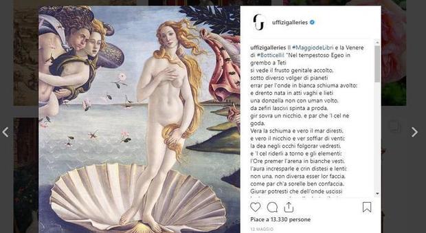 Gli Uffizi superano i 200mila follower: sono il museo italiano più seguito su Instagram