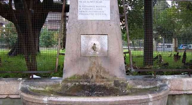 La storia fontana con giardino di Centurano, a Caserta