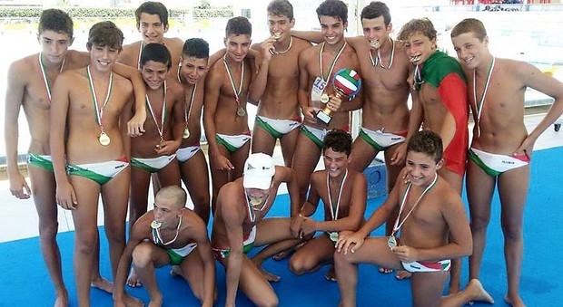 I campioni d'Italia under 15 del Posillipo
