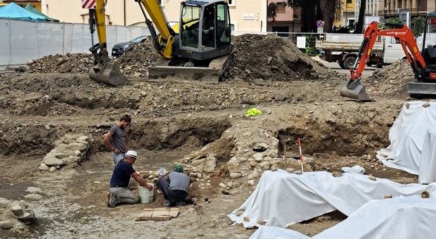 scavi in piazza cardinal pacca