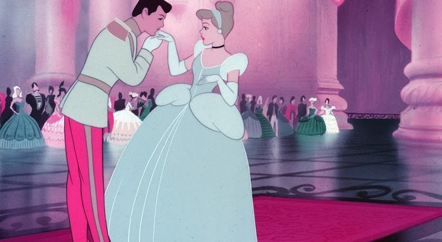 Un fotogramma di "Cenerentola", storico cartoon della Disney