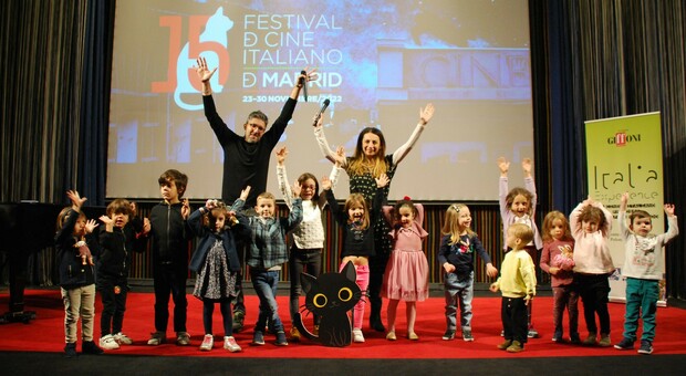 Alcuni giffoner al Festival del Cinema Italiano di Madrid