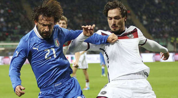 Italia-Germania: è 1-1 Abate risponde a Hummels
