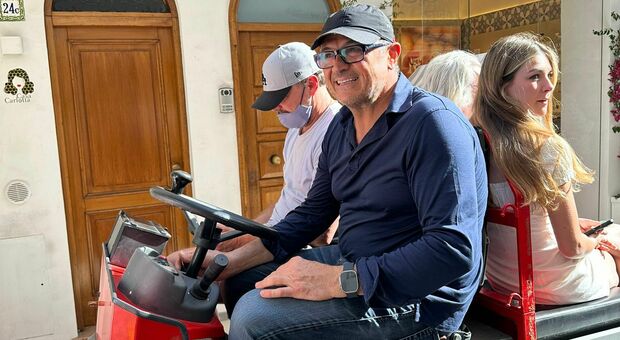 Capri, tour turistico con carrellino elettrico per Leonardo DiCaprio