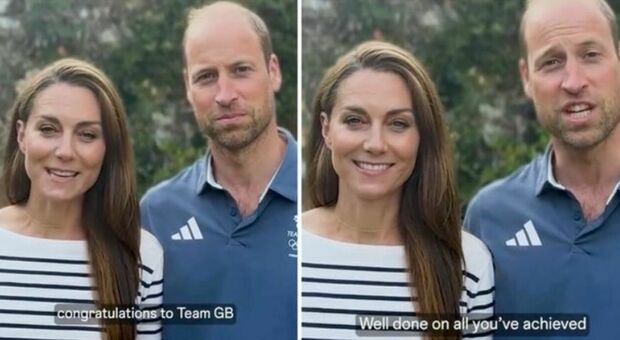 Kate Middleton and Prince William at the Paris 2024 Olympics Closing  Ceremony