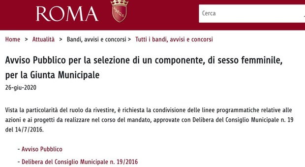 Roma, Municipio Tor Bella Monaca cerca assessore di «sesso femminile» con un annuncio: «Nessuno vuole accettare». Pd: «Fallimento»