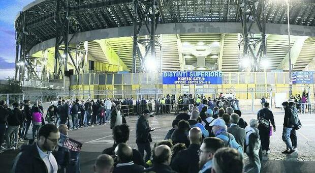 Tutto pronto allo stadio Maradona per una notte di gala
