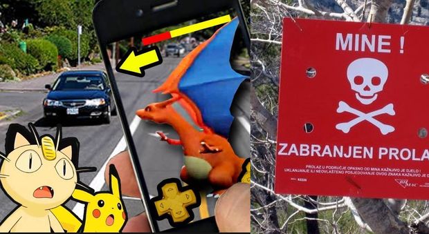 In Bosnia si rischia la vita a caccia di Pikachu sui campi minati