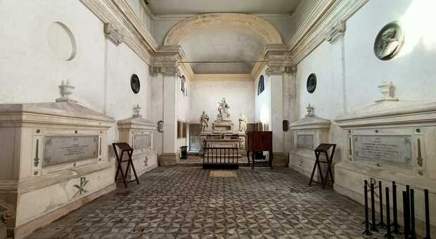 L’oratorio di Villa Grassi Baroni di Baricetta, sistemato di recente dai volontari del Fai