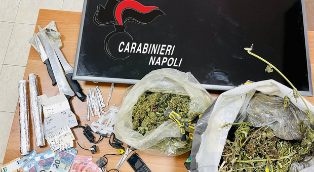 Parco verde di Caivano, maxi blitz dei carabinieri: un arresto, sequestrate droga e telecamere