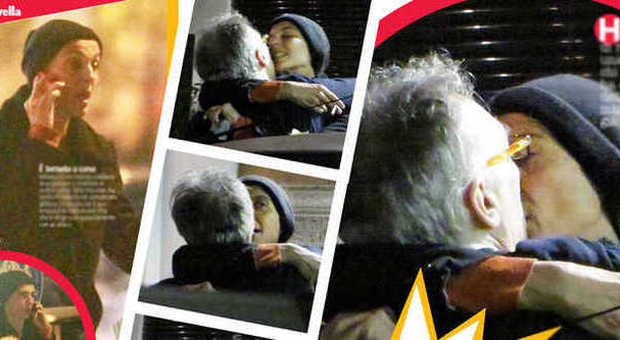 Rosalinda Celentano bacia un uomo dopo l'addio a Simona Borioni