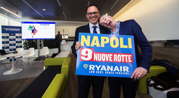 Ryanair celebra i primi 2 milioni di passeggeri in transito da Napoli