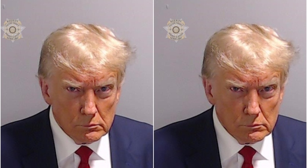 Trump: «La foto segnaletica? Terribile», ma lo scatto della polizia è già manifesto elettorale