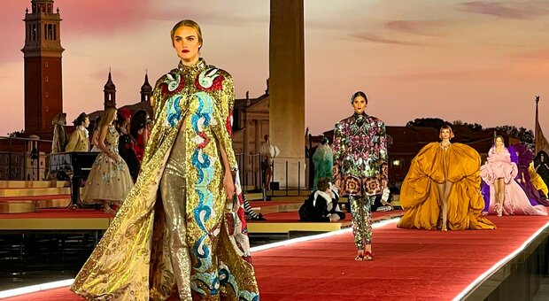 Sfilata di Dolce & Gabbana a Venezia domenica 29 agosto