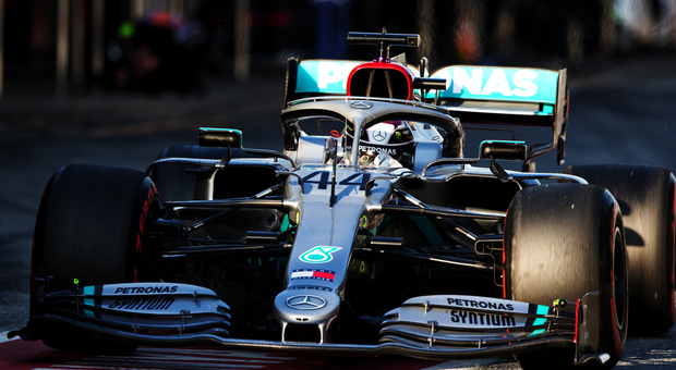 La Mercedes W11 di Lewis Hamilton