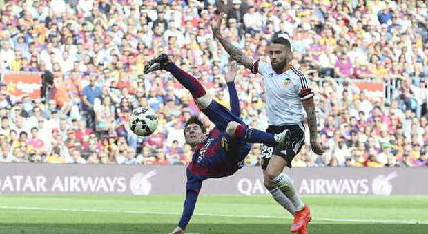 Il Barcellona supera il Valencia e Messi festeggia i 400 gol in blaugrana
