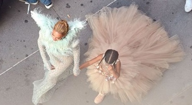 Beyoncé e la figlia Blue Ivy ai Vma