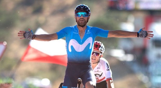 Vuelta, Valverde vince la seconda tappa. Kwiatkowski è la nuova maglia rossa