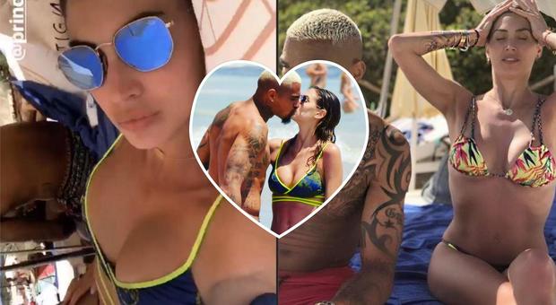 Melissa Satta, vacanze hot a Ibiza con Kevin Prince Boateng e Maddox