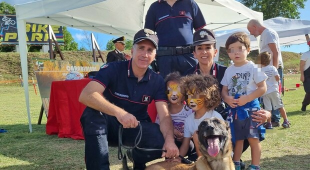 A Fara in Sabina stand del gruppo carabinieri forestale Rieti per i bambini