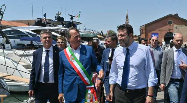 Venezia. Apre il Salone nautico alla presenza di Salvini e La Russa