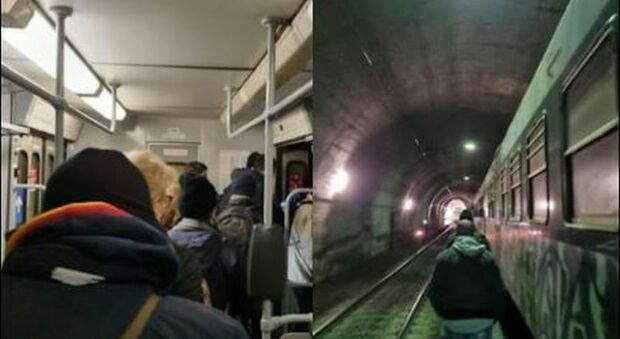 Treno Roma-Viterbo si ferma in galleria, caos e malori tra i passeggeri: «Prigionieri per un'ora, poi ci hanno fatto evacuare»
