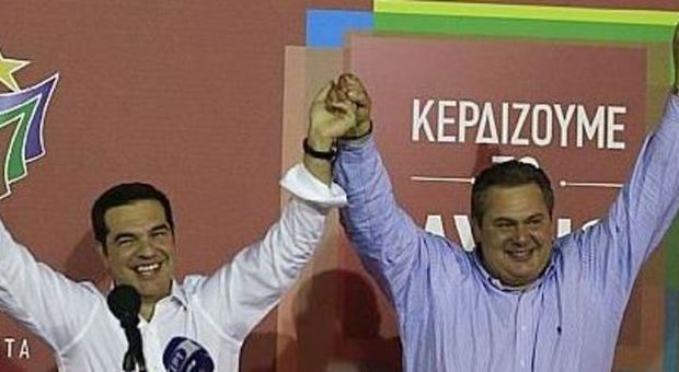 Grecia, Tsipras vince ancora le elezioni. Il leader di Anel: «Faremo governo insieme»