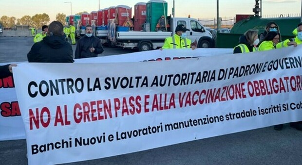 Green pass, nuova protesta a San Tammaro dei lavoratori della manutenzione stradale