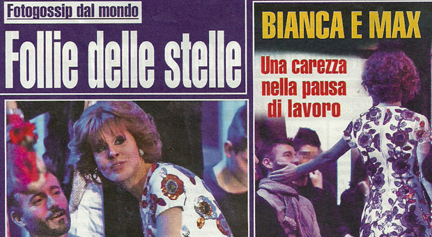 Max Biaggi e Bianca Atzei, carezze "segrete" durante "Tale e quale Show"