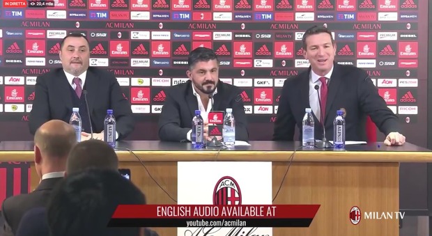 Milan, ecco Gattuso: "Champions ancora possibile. A Benevento come una finale"