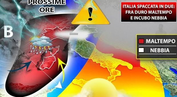 Meteo, Italia spaccata in due: caldo africano al Centro-Sud, temporali con grandine al Nord. Le previsioni
